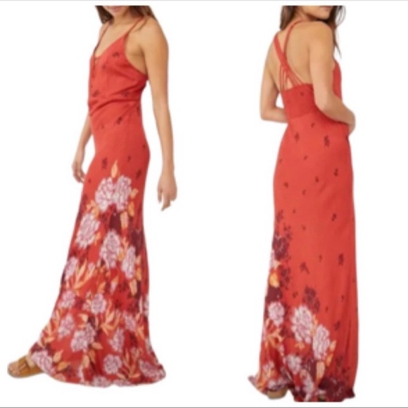 Free People GET TO YOU MAXI DRESS NWT - Picture 6 of 12